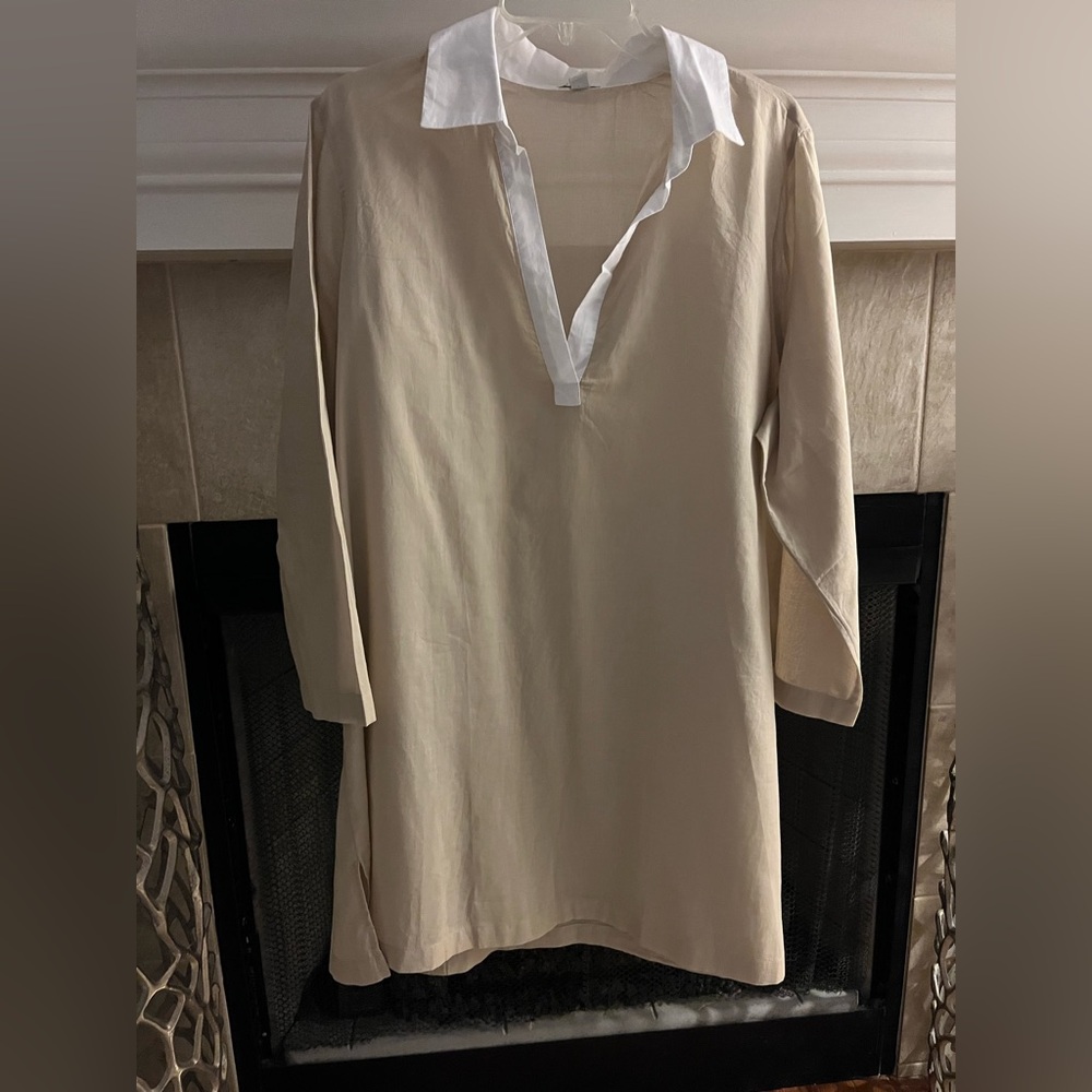 XXL J Crew V-Neck Tunic Swim Cover Up. Like New!